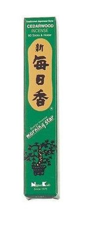 Comprar CEDARWOOD 50 STICKS MORNING STAR  NIPPON KODO