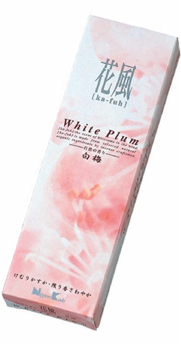 WHITE PLUM 120 QUALITY LESS SMOKE INCENSE STICKS 