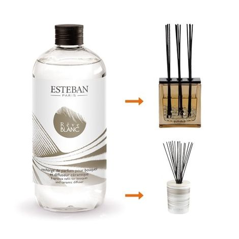 Comprar REVE BLANC 500ml. RECHARGE DE PARFUM ESTEBAN PARIS