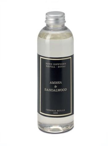 AMBER & SANDALWOOD 200ml REED DIFFUSER REFILL