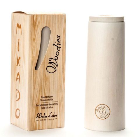 BLANCO WOODIE EMBELLECEDOR DE MADERA PARA MIKADOS