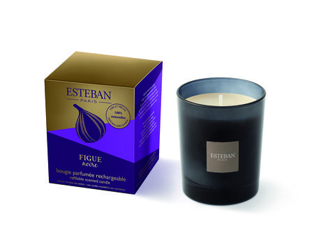 FIGUE NOIRE BOUGIE PARFUM&Eacute;E RECHARGEABLE