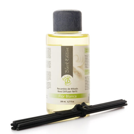 Comprar FLOR BLANCA 200ml BLACK EDITION RECAMBIO MIKADO BOLES D'OLOR