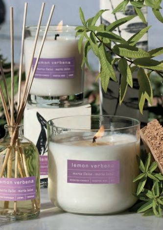 Comprar LEMON VERBENA MARIA LLUISA VELA VEGETAL 400gr CERABELLA 1862