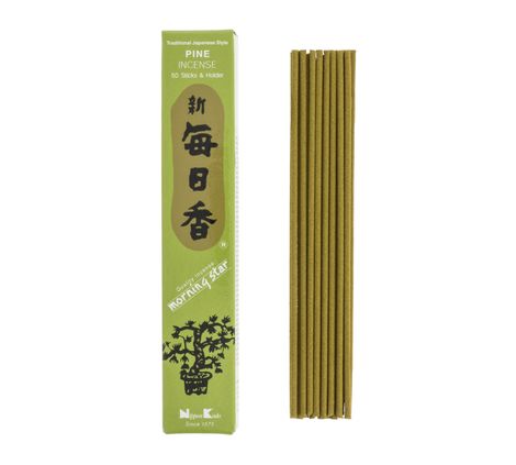 Comprar PINE INCENSE 50 STICKS MORNING STAR NIPPON KODO