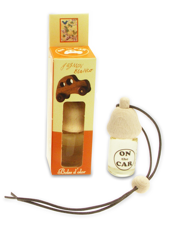 Comprar JAZMIN BLANCO ON THE CAR AMBIENTADOR DE COCHES 8ML BOLES D'OLOR