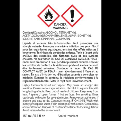 Comprar SANTAL TROUBLANT 150ml DIFFUSEUR A FROID BOUGIES LA FRANCAISE