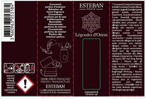 Comprar L&Eacute;GENDES D' ORIENT 15ml CONCENTRE ESTEBAN PARIS