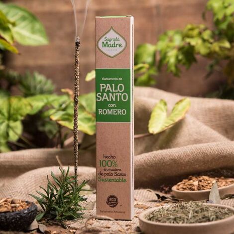 Comprar PALO SANTO & ROMERO 8 STICKS PREMIUM SAGRADA MADRE 