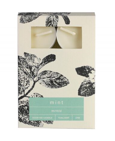 MENTA-MINT 6 TEALIGHT SCENTED CANDLE