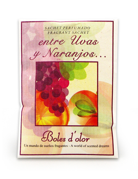 ENTRE UVAS Y NARANJOS SACHET MINI PERFUMADO 20ML