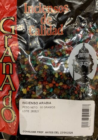 Comprar ARABIA INCIENSO 50grs GRANADO