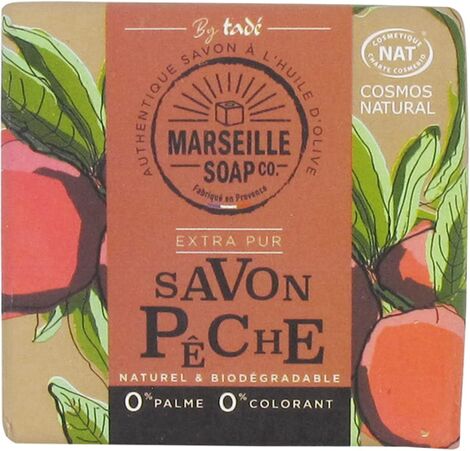 MELOCOTON - PECHE JABON MARSELLA 100GR ECOCERT