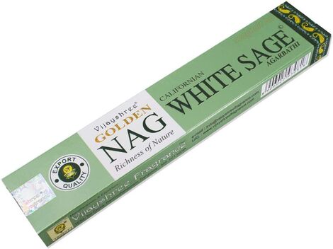 Comprar NAG WHITE SAGE 15GRS STICK INCENSE VIJAYSHREE FRAGRANCE
