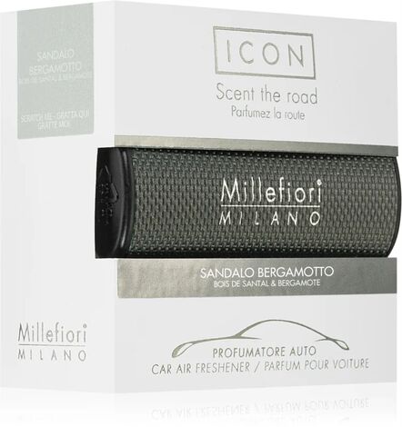 Comprar SANDALO BERGAMOTTO ICON AUTO PROFUMATORE MILLEFIORI MILANO