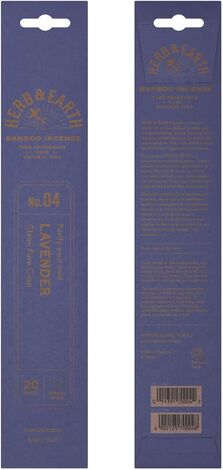 LAVANDA N&ordm; 04 HERB & EARTH 20 STICKS