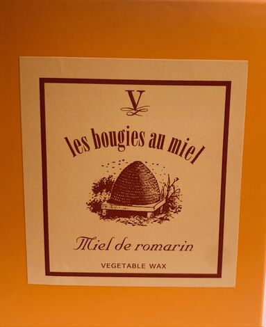 MIEL DE ROMARIN VELA VEGETAL 100% 200grs.