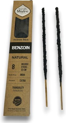 BENJUI - BENZOIN 8 STICKS 23cm SAGRADA MADRE