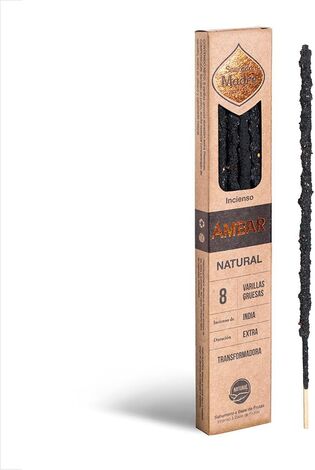 AMBAR 8 STICKS 23cm INCIENSO NATURAL