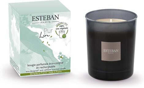 LIN PUR 180gr VELA PERFUMADA 100% CERA VEGETAL