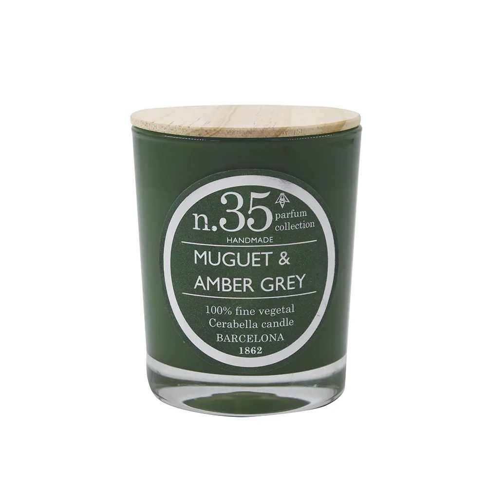 MUGUET & AMBER GREY N&ordm;35 100% VEGETAL CANDLE 180GR