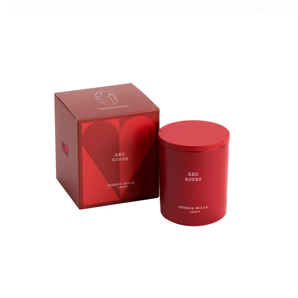 RED ROSES 230gr VELA VASO 1 MECHA 