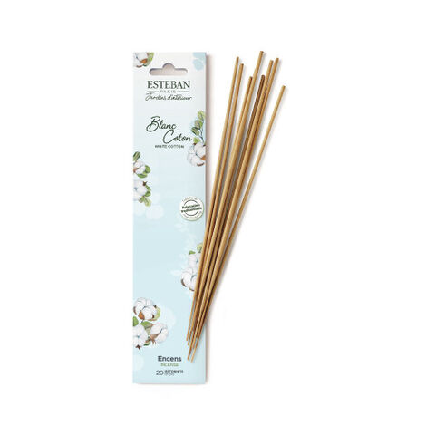 BLANC COTON 20 STICKS INCIENSO ESTEBAN PARIS