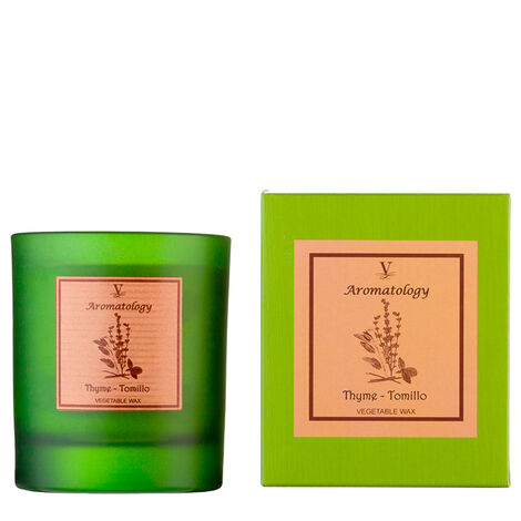 TOMILLO-THYME 190gr VELA 100% PERFUMADA VEGETAL