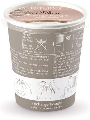 IRIS CACHEMIRE 180gr RECHARGE BOUGIE